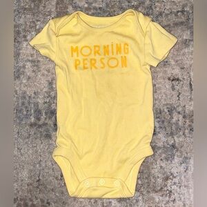 Okie Dokie 'Morning Person' Onesie size 6 months